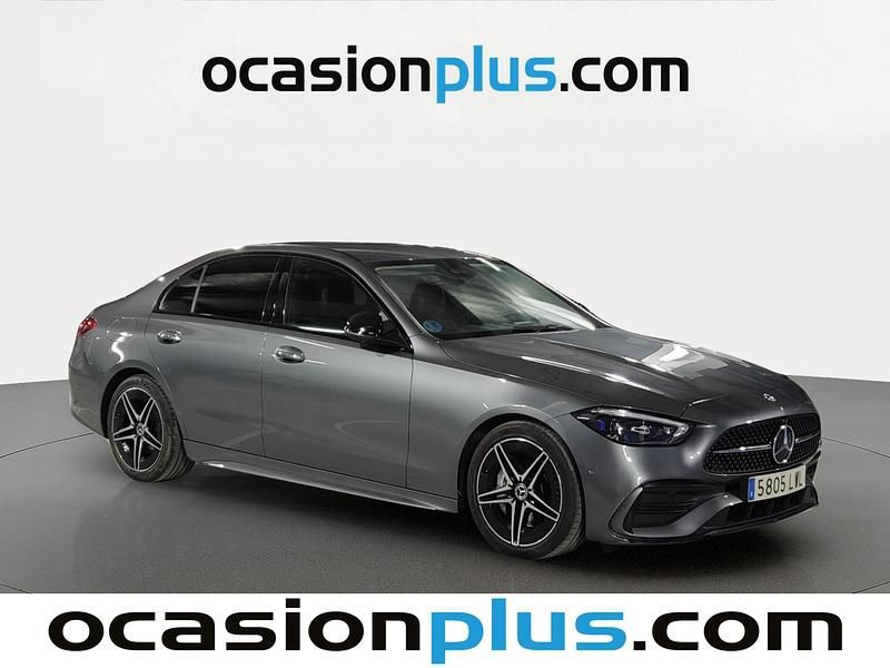 Usado Mercedes C220 AMG 200 CV (147 kW) 2022 Gris Berlina