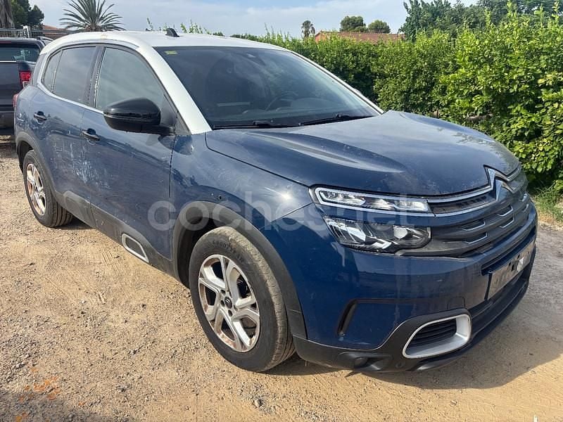 Azul Usado 2020 Citroën C5 Aircross PureTech SUV | 5000 € - Imagen 1/4