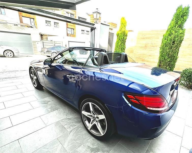 Azul Usado 2018 Mercedes SLC200 Descapotable | 34.500 € (Un poco caro) - Imagen 1/4
