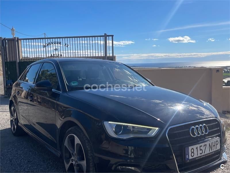 Negro Usado 2015 Audi A3 Berlina | 12.500 € (Buen precio) - Imagen 1/4