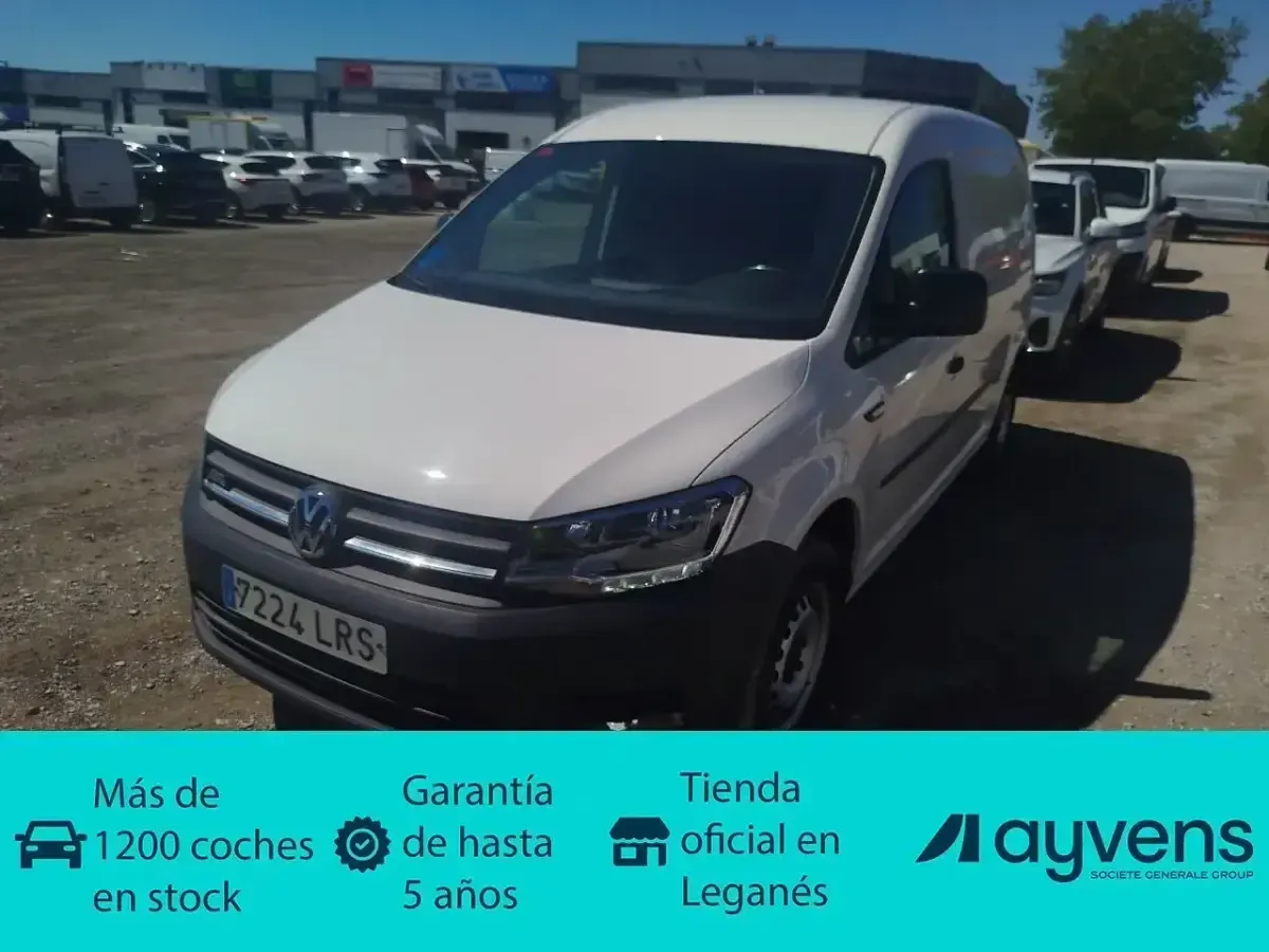 Begagnad VW Caddy Maxi 83 kW (113 HK) 2021 Vit Minibuss