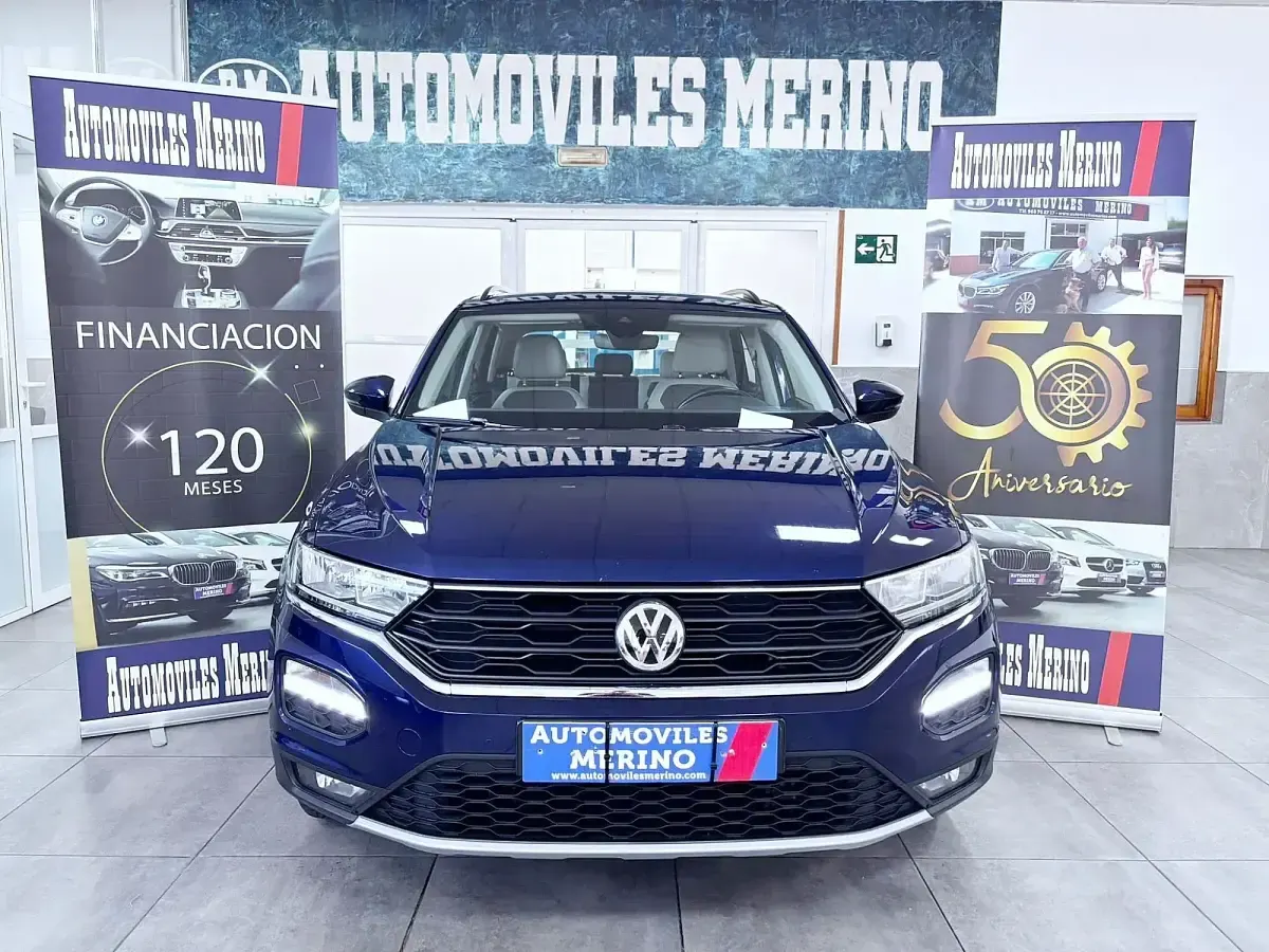 Usado VW T-Roc Advance 115 CV (84 kW) 2020 Azul SUV