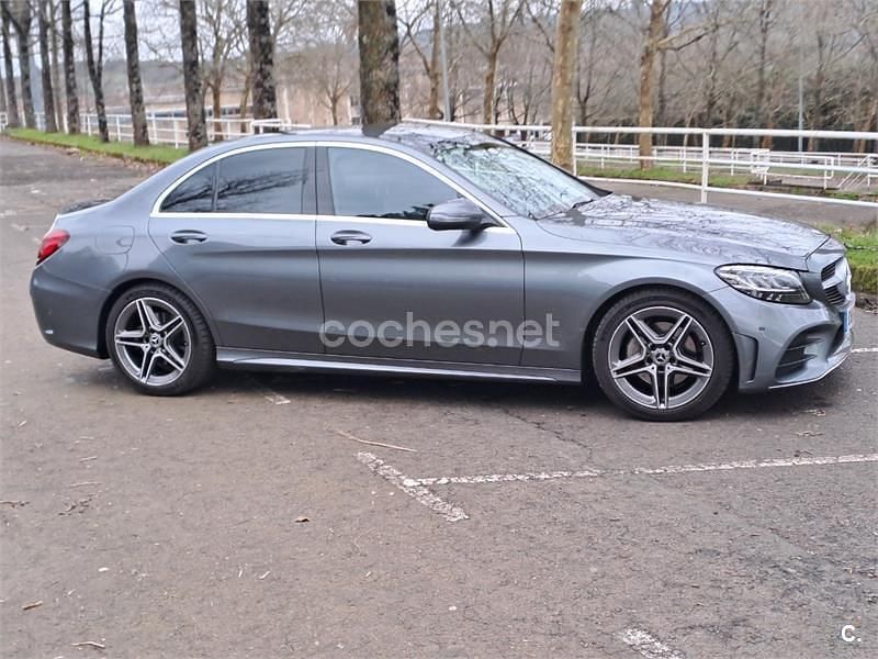 Usado Mercedes C220 170 CV (125 kW) 2018 Gris / plata Berlina