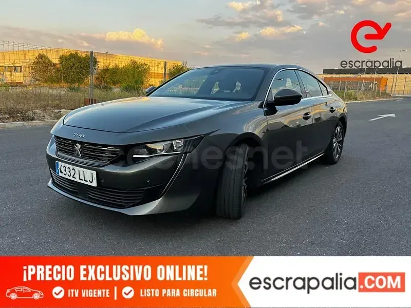 Usado Peugeot 508 Allure 130 CV (95 kW) 2020 Negro Berlina