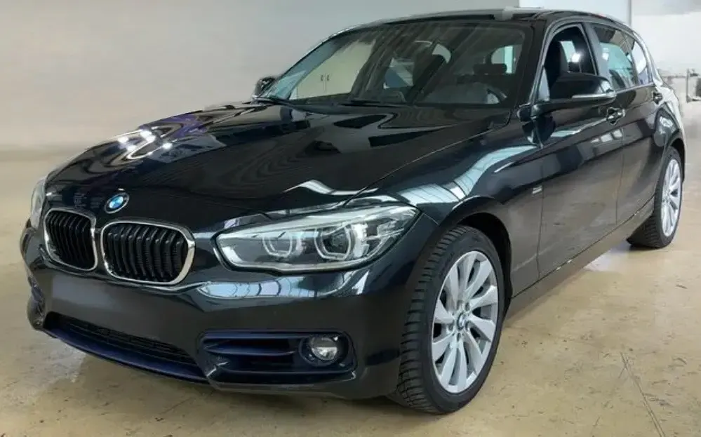 Usado BMW 118 Sport Line 150 CV (110 kW) 2017 Negro Utilitario