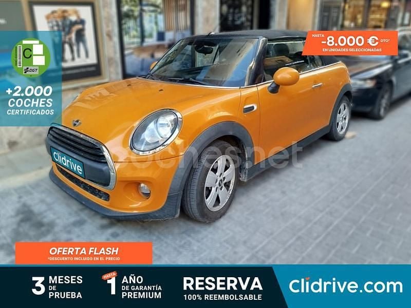 Amarillo Usado 2017 Mini Cooper Cabriolet Descapotable | 12.390 € (Super precio) - Imagen 1/3