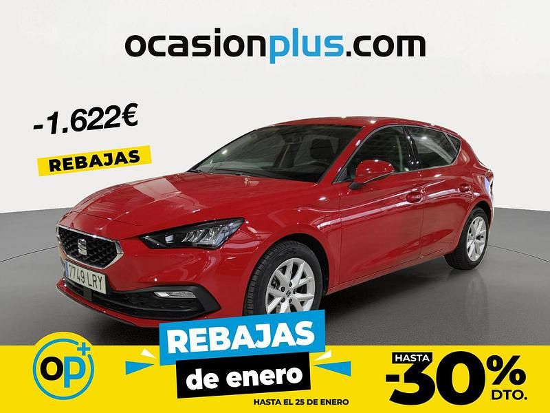 Rojo Usado 2021 Seat Leon Reference Berlina | 17.850 € (Precio justo) - Imagen 1/4