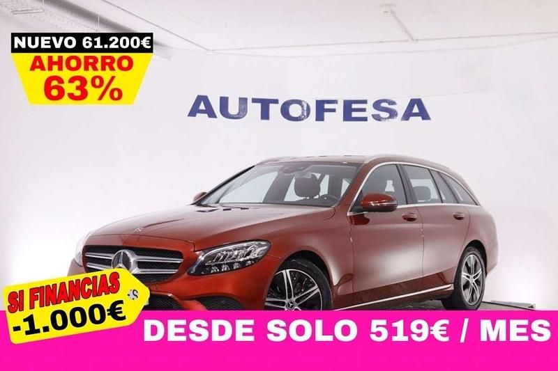 Usado Mercedes C200 Avantgarde 184 CV (135 kW) 2020 Rojo Familiar