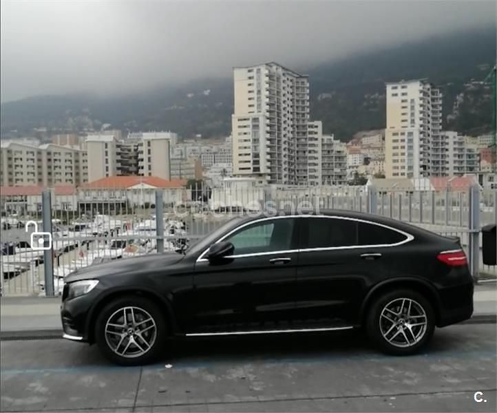 Negro Usado 2019 Mercedes GLC250 Coupe | 44.900 € (Caro) - Imagen 1/4