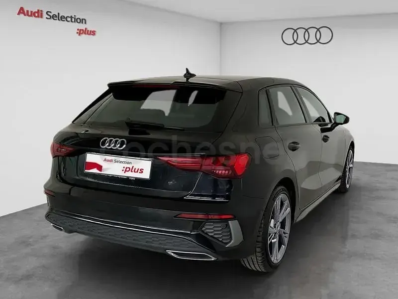 Usado Audi A3 S-Line 150 CV (110 kW) 2023 Negro Berlina