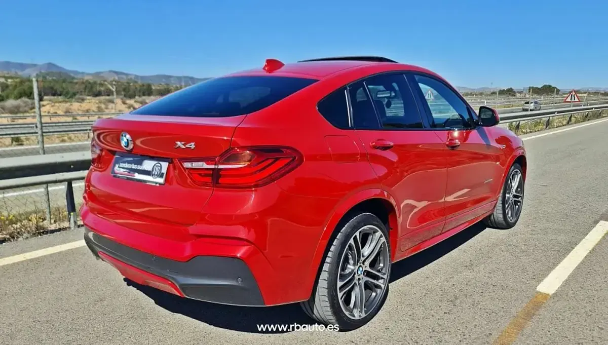 Usado BMW X4 313 CV (230 kW) 2015 Rojo SUV