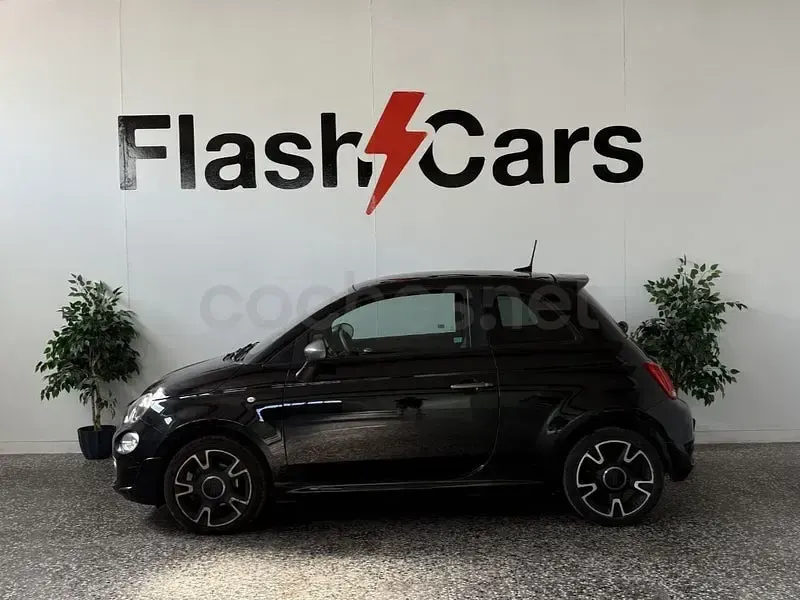 Usado Fiat 500 Collezione 69 CV (50 kW) 2019 Negro Berlina