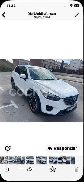 Usado Mazda CX-5 Luxury 150 CV (110 kW) 2016 Blanco SUV