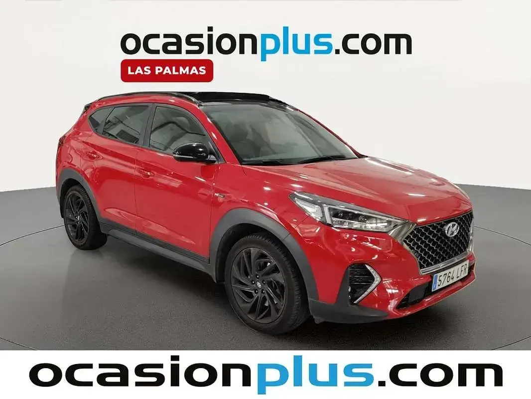 Usado Hyundai Tucson N Line 185 CV (136 kW) 2020 Rojo SUV