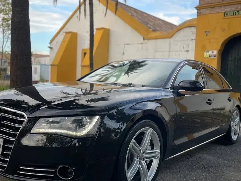 Usado Audi A8 S-Line 290 CV (213 kW) 2011 Negro Berlina