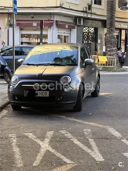 Usado Fiat 500 69 CV (50 kW) 2011 Negro Berlina