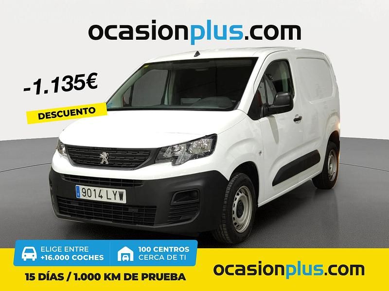 Blanco Usado 2022 Peugeot Partner S Van | 12.490 € (Precio justo) - Imagen 1/4