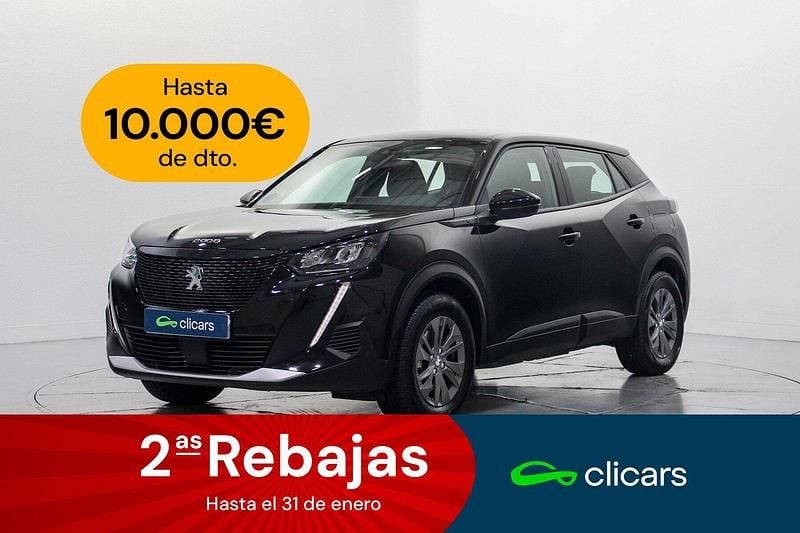 Negro Usado 2020 Peugeot e-2008 Active SUV | 14.990 € (Precio justo) - Imagen 1/4