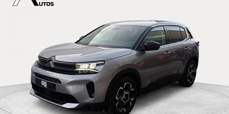Gris Usado 2024 Citroën C5 Aircross PureTech SUV | 17.999 € (Buen precio) - Imagen 1/4