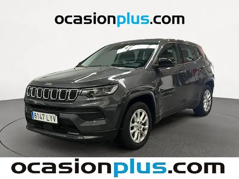 Gris Usado 2022 Jeep Compass Longitude SUV | 17.719 € (Super precio) - Imagen 1/4