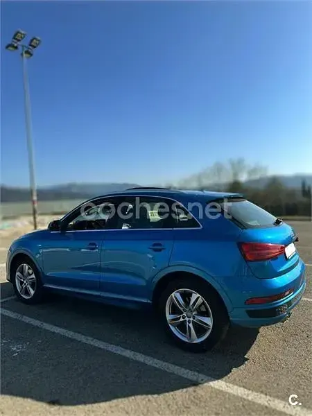 Usado Audi Q3 S-Line 150 CV (110 kW) 2016 Azul SUV