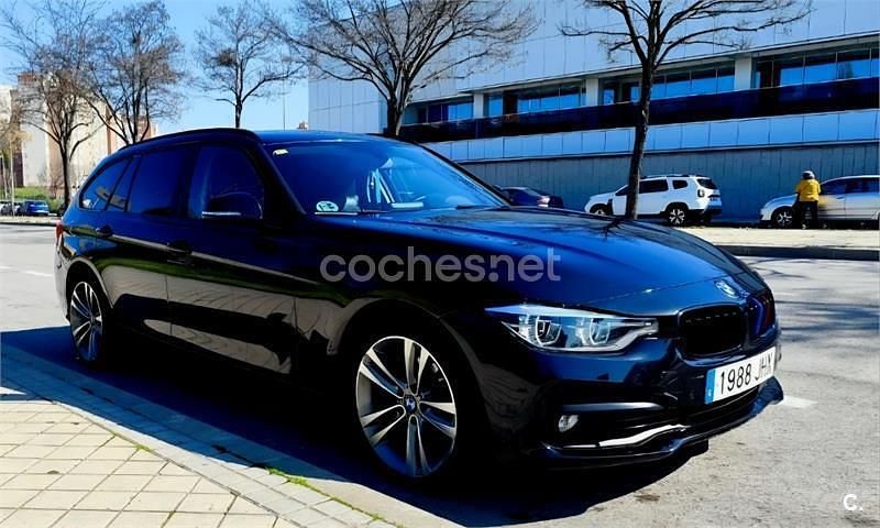 Usado BMW 320 184 CV (135 kW) 2015 Negro Familiar
