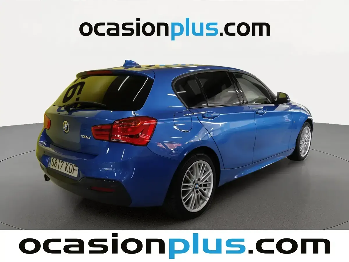 Usado BMW 118 150 CV (110 kW) 2017 Azul Utilitario
