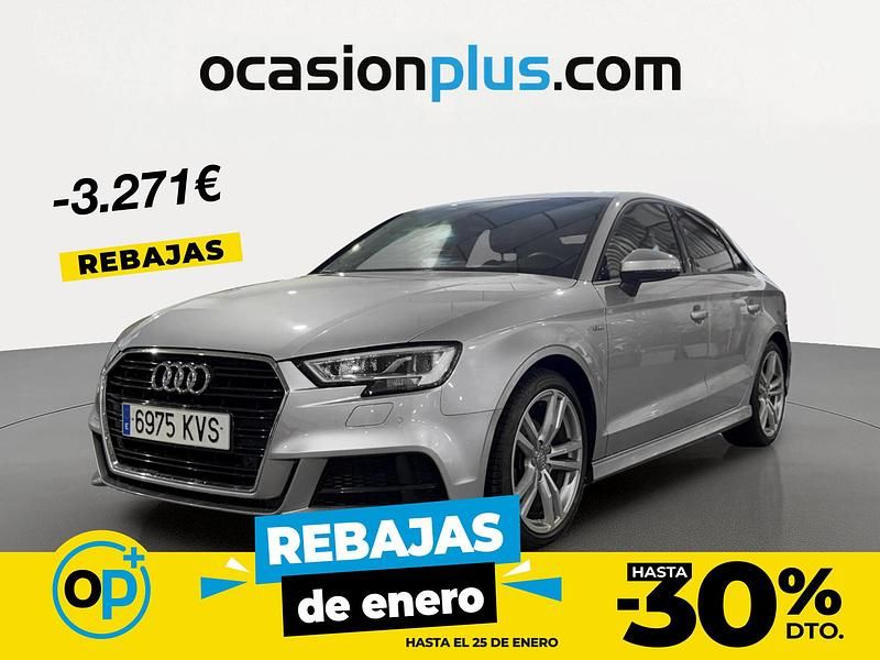 Gris Usado 2019 Audi A3 S-Line Berlina | 24.990 € (Un poco caro) - Imagen 1/4