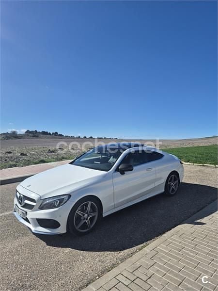 Usado Mercedes C200 184 CV (135 kW) 2017 Blanco Coupe