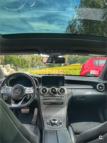 Usado Mercedes C200 184 CV (135 kW) 2019 Gris / plata Coupe