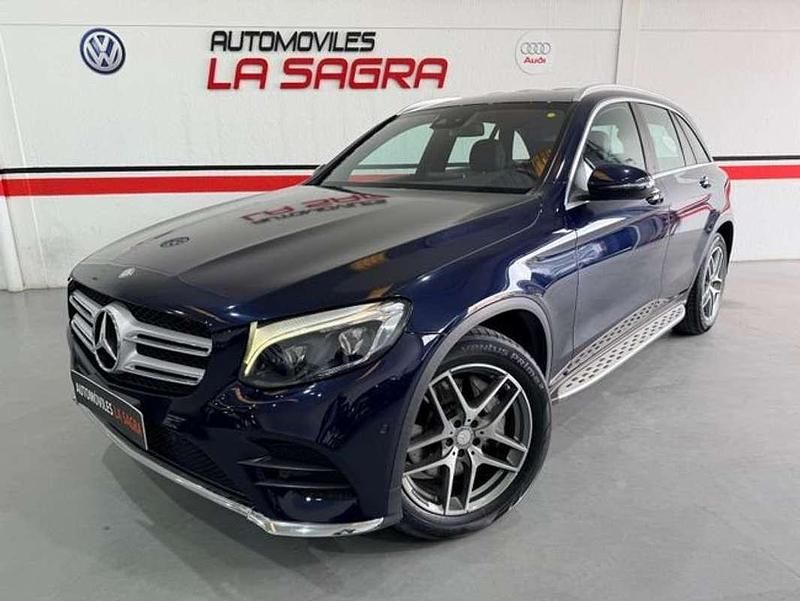 Usado Mercedes GLC43 AMG AMG line 204 CV (150 kW) 2017 Azul SUV