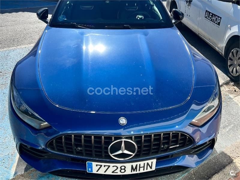 Usado Mercedes SL43 AMG 381 CV (280 kW) 2023 Azul Descapotable
