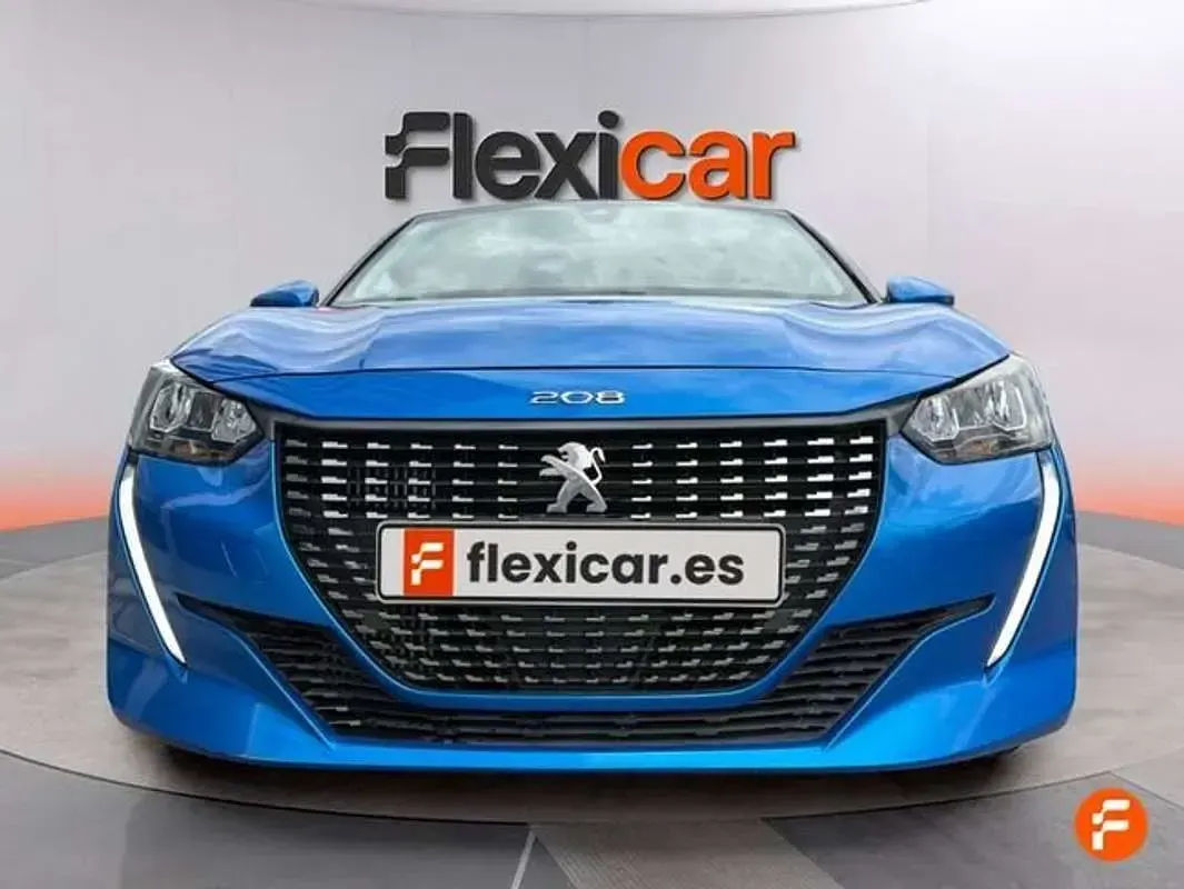 Usado Peugeot 208 Active 101 CV (74 kW) 2020 Azul Utilitario