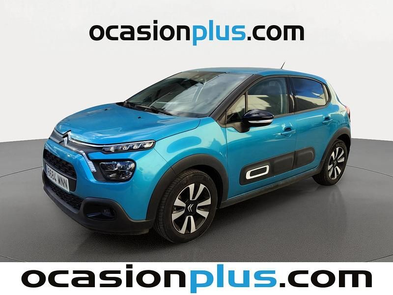Azul Usado 2024 Citroën C3 PureTech Utilitario | 12.137 € (Buen precio) - Imagen 1/4