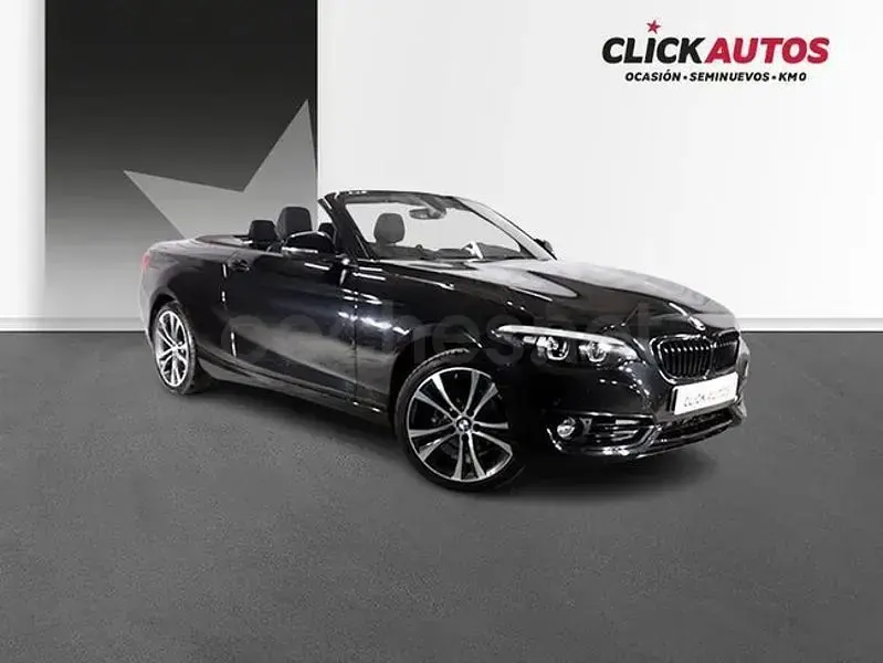 Usado BMW 218 136 CV (100 kW) 2021 Negro Descapotable
