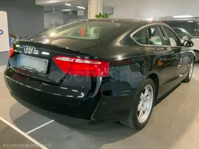 Usado Audi A5 Sportback 163 CV (119 kW) 2015 Negro Utilitario