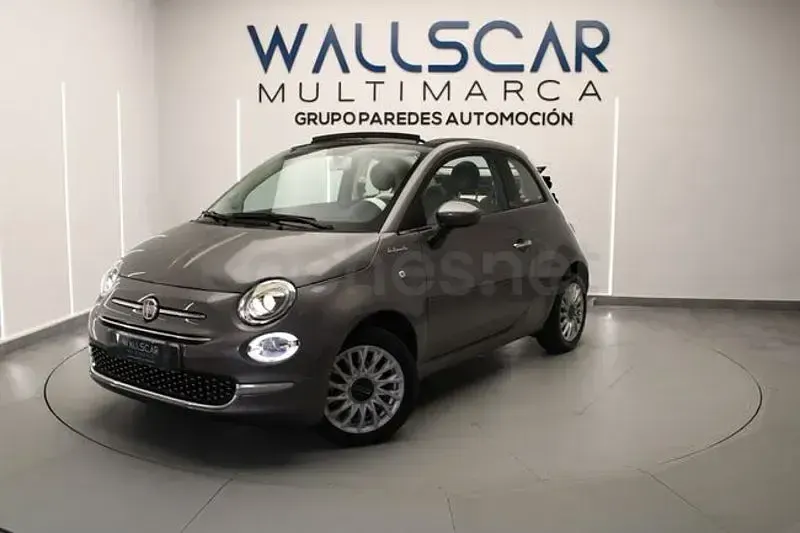 Usado Fiat 500C Dolcevita 70 CV (51 kW) 2023 Gris / plata Descapotable