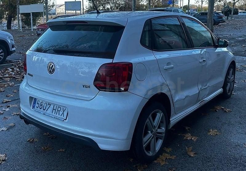 Usado VW Polo R-line 90 CV (66 kW) 2013 Blanco Utilitario