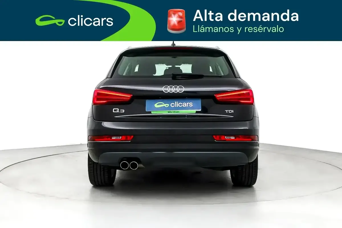 Usado Audi Q3 Sport 120 CV (88 kW) 2018 Negro SUV