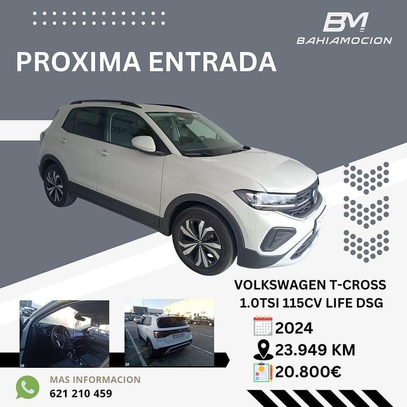 Usado VW T-Cross Life 116 CV (85 kW) 2024 Blanco SUV