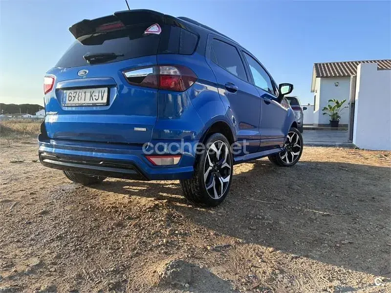Usado Ford Ecosport S 140 CV (102 kW) 2018 Azul SUV