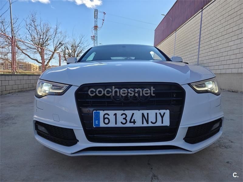 Usado Audi A5 S-Line 204 CV (150 kW) 2015 Blanco Coupe