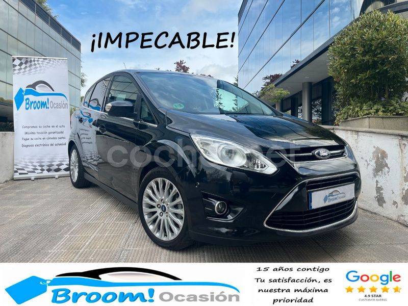 Negro Usado 2013 Ford C-MAX Titanium Monovolumen | 8750 € (Precio justo) - Imagen 1/4