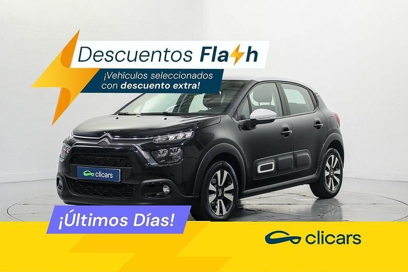 Negro Usado 2021 Citroën C3 Feel Utilitario | 10.990 € (Precio justo) - Imagen 1/4