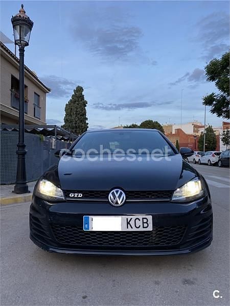 Usado VW Golf VII GTD 184 CV (135 kW) 2013 Negro Berlina