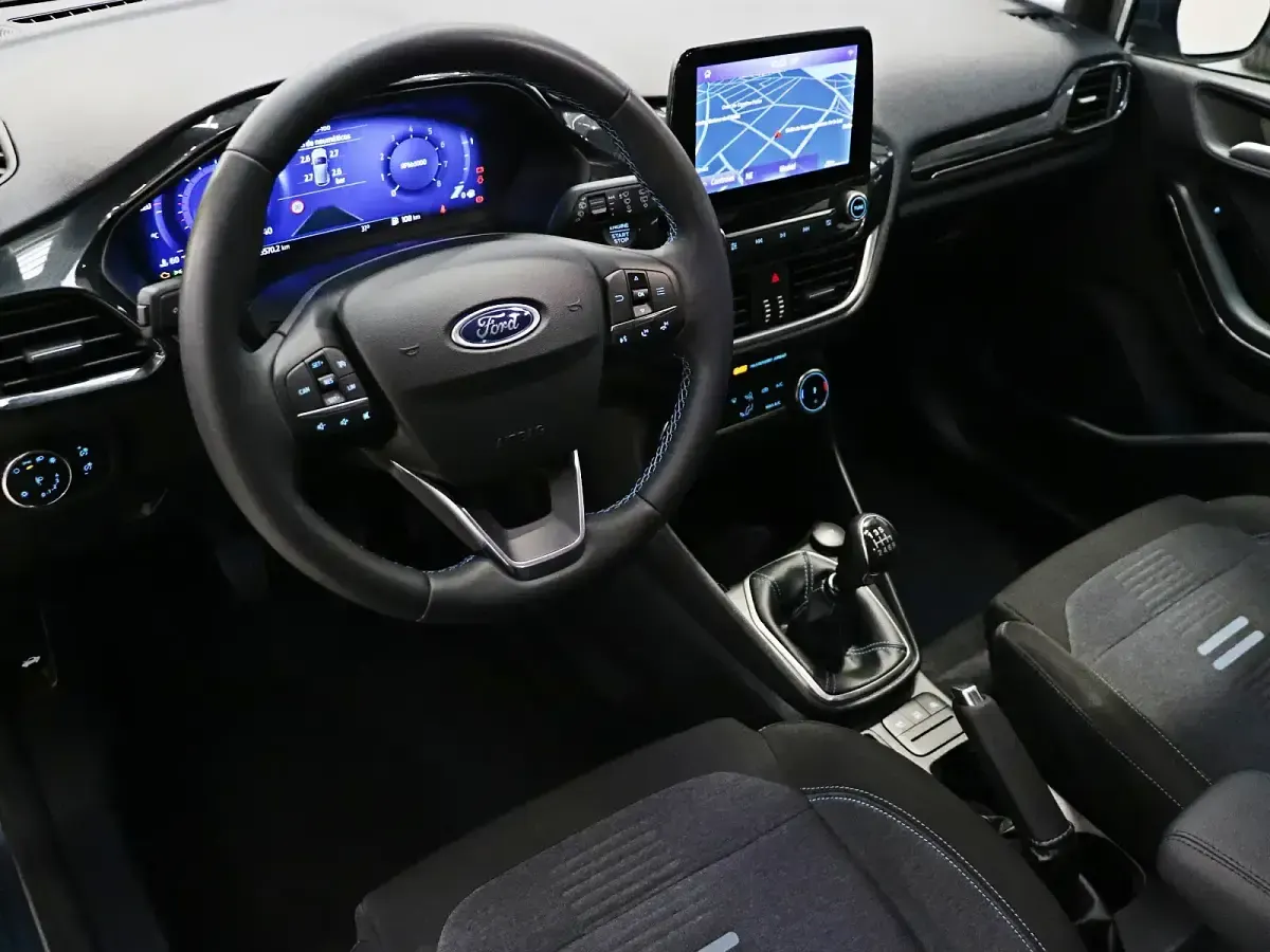 Usado Ford Fiesta Active 125 CV (91 kW) 2022 Azul Utilitario