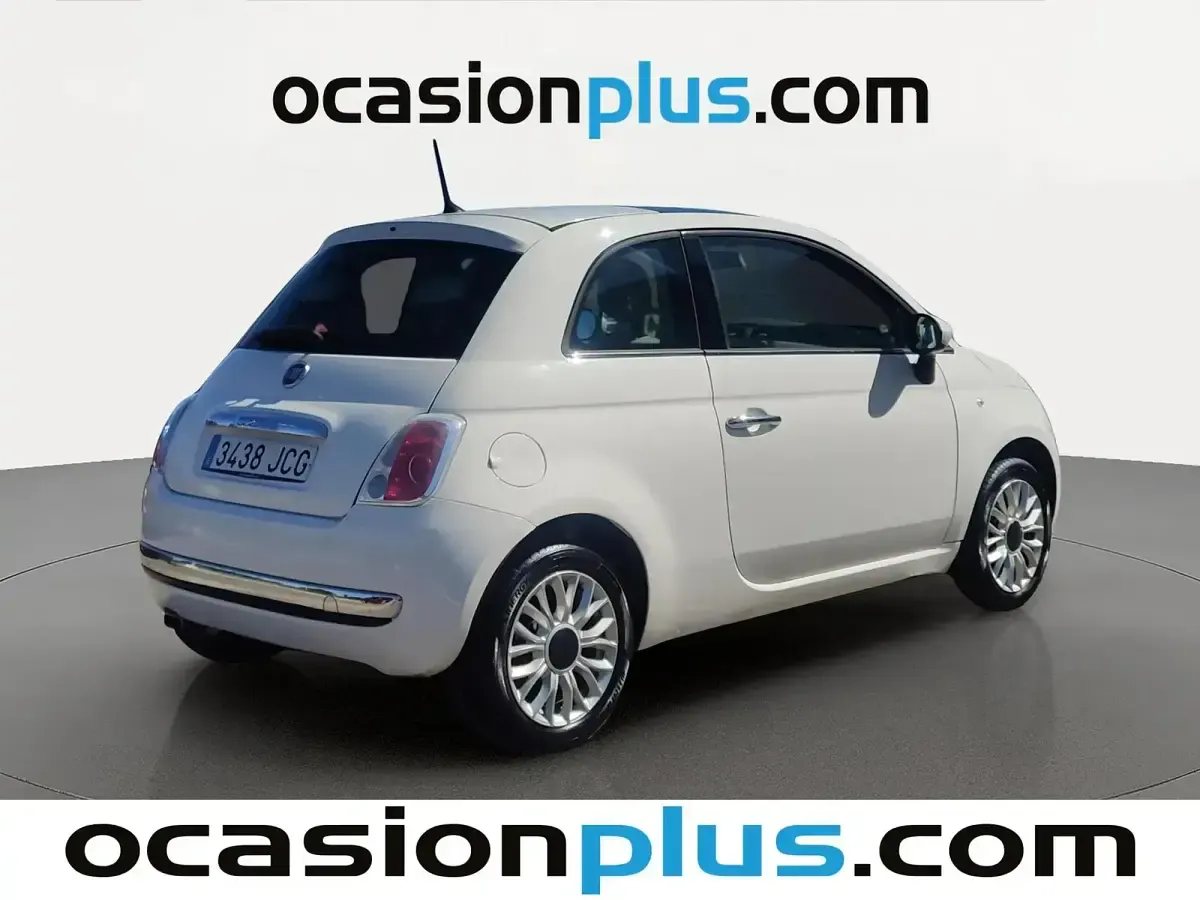 Usado Fiat 500 Lounge 69 CV (50 kW) 2015 Blanco Utilitario