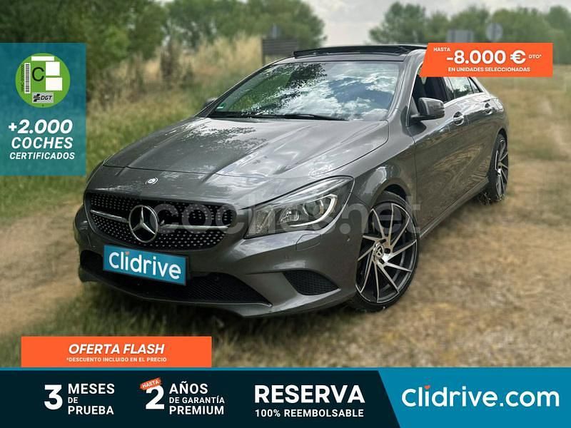 Gris Usado 2013 Mercedes CLA220 Edition 1 Berlina | 13.990 € (Un poco caro) - Imagen 1/3