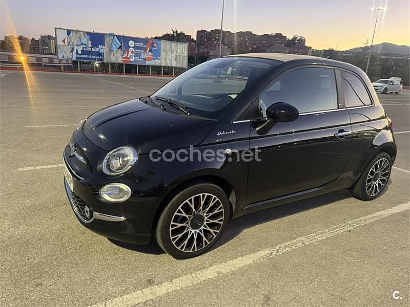 Usado Fiat 500C Dolcevita 70 CV (51 kW) 2022 Negro Descapotable