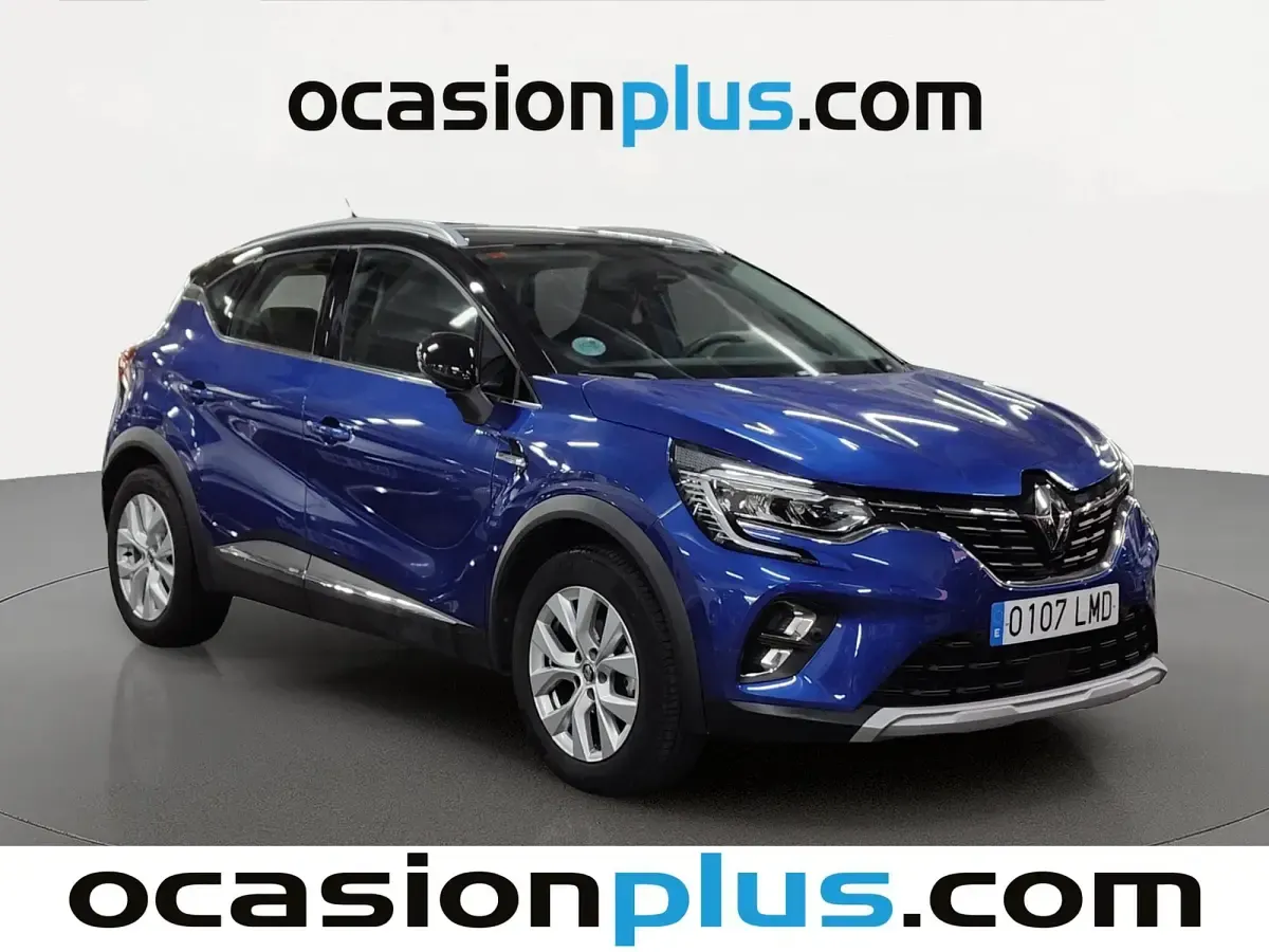 Usado Renault Captur Zen 131 CV (96 kW) 2021 Azul SUV
